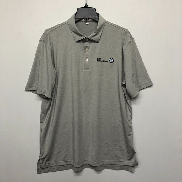 Peter Millar Summer Comfort BMW Championship Polo Shirt Top Size Large B205 -27 - Picture 1 of 14